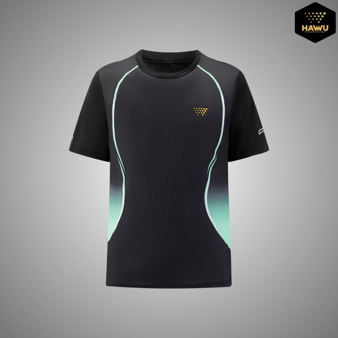 HAWU T-shirts( Black with a shade of Cadet Blue)